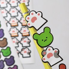 어렌델 컬러 포인트 스티커 패턴, 1개