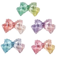 2 25피스 혼합 레진 슬라임 참 귀여운 세트 플랫백 팔워 장식품 공예 스크랩북 액세서리용, 색상 007