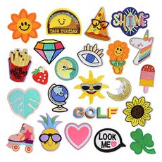 Hansuui 造型刺繡貼布 23入, 混合, 1組