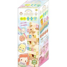 根華 京甫 木頭 平衡積木, 1個, 迪士尼Ufufy 趣味疊疊樂