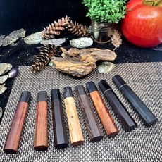 천연 원목 칼손잡이 사시미 대바 식도 흑단 손잡이, 웬지 우드 손잡이 140mm, 웬지 우드 손잡이 140mm