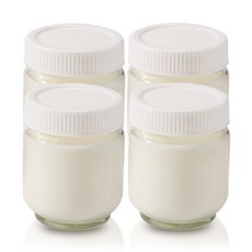 주코 요거트 메이커 ZCY-CK280 전용 유리병 4개입, 단품