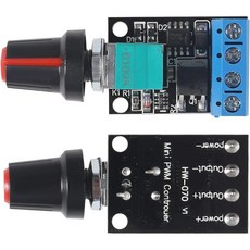 5V 12V 10A 전압 조정기 PWM DC 모터 속도 컨트롤러 거버너 무단계 LED, 01 1PCS