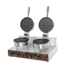 전기 와플기계 계란 제조기 매장 에그 카페 간식 머신, 더블헤드220V