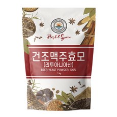 해나식품 리투아니아 맥주효모분말 & 가루, 1kg, 1개