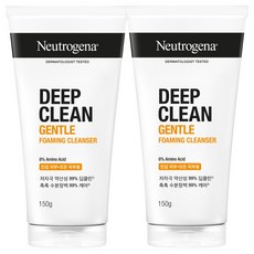 뉴트로지나 딥클린 젠틀 포밍 클렌져, 150g, 2개