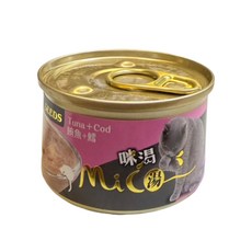 MICO 咪渴 鮪魚+鱈 罐頭濕糧, 85g, 24個