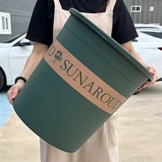 (포워드테크) 대형화분 플라스틱 가드닝 분갈이 화분 6호( 33.4cm x 31.7cm) 7호( 38.6cm x 38cm) 택 1+화분물주기 1p 증정, 6호+화분물주기1p, 1개