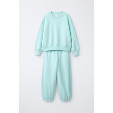 [국내배송] 자라 ZARA 스웨트셔츠 및 조거 팬츠 세트 - 터키블루 971299