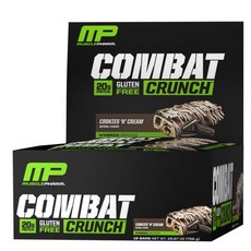 MUSCLEPHARM 戰鬥無麩質蛋白棒, 羊肚菌, 12入
