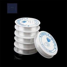 대각심 비즈 공예 우레탄 와이어 구슬줄, 0.4mm