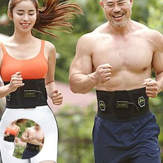 [팔마누] ems마사지기 ems저주파운동마사지기 ems복근운동기 복근 허리 운동기구 챔피온 벨트, L