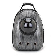 貓包輕便大容量流行太空艙寵物包透氣外出雙肩貓咪揹包批發貓籠, 1個, 灰色紋理