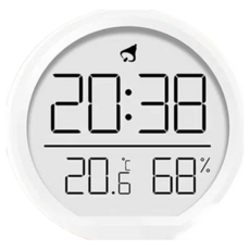 多功能電子溫濕度計, 白, 1個