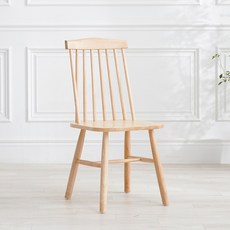 윈저 원목 식탁의자 카페 인테리어 의자, 네추럴, 1개