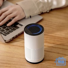 차량용품 컵홀더형 차량 공기청정기 강템, 1개