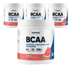 nutricost 女性BCAA支鏈胺基酸粉 西瓜風味, 4罐