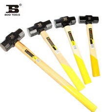 BOSI TOOLS 木柄八角錘, 1個, BS351903（八角錘3LB）, BS351903（八角錘3LB）