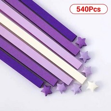 540매 종이접기 종이 접는 스트립 DIY 행운의 양면 만들기 다채로운 데코 핸드 아트, 05 Style-2-540sheets, 05 Style-2-540sheets