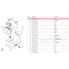 YAMAHA 山葉 原廠 管 90445-104F4, 1個