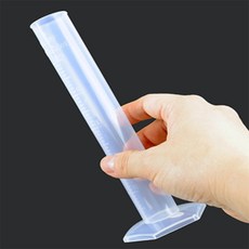 언니네 플라스틱 매스 실린더 투명플라스틱실린더, 50ml