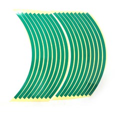 유광 휠스티커 그린 튜닝