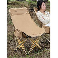 피크닉 접이식 의자 경량 해변용 캠핑 문체어, 3. 프리미엄 라지 그린