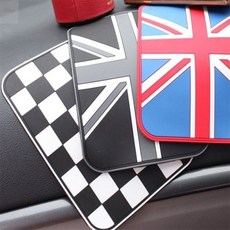 키템 2-유니언잭-블랙 유니언잭 논슬립패드 대쉬보드 매트
