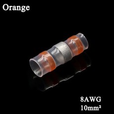 솔더 도장 와이어 커넥터 방수 전기 케이블 단자 열 수축 튜브 버트 스플라이스 키트, Orange, 59) Orange  100pcs