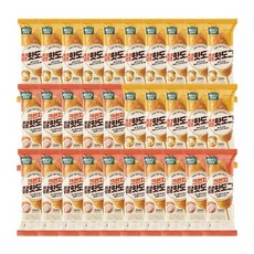 [신세계푸드] 올반키친 핫도그 30봉(찰핫도그/모짜체다/크런치), 80g, 1개, 찰핫도그 15봉 + 크런치 15봉