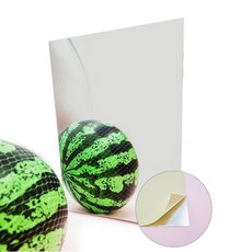 안전거울지 접착 A4 5장/종이거울/거울시트지/거울필름지, 5매