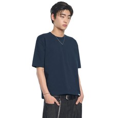 [노매뉴얼] NM CROP T-SHIRT - DARK NAVY