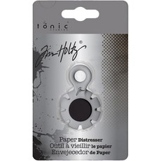 토닉 스튜디오 팀 홀츠 페이퍼 조난 도구 - 카드 재고용 스크랩북 용품 및 거친 찢어진 모서리 만들기 7개의 오목한 칼날이 있는 조난기