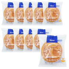 부드러운 우유케이크 카스테라 개별 포장 간식, 10개, 90g