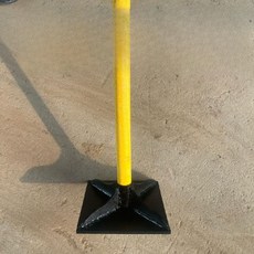 농업용 단면 땅다지기 기초 평지 평평한 땅다짐기, 01. 소형 헤드