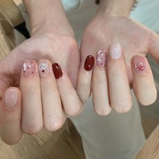 小紅書爆款穿戴甲高級感貓眼水鑽美甲甲片長輕奢純欲穿戴式指甲片, 1個, BY1872星點領巾:預製甲條#30片/板