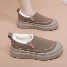 신품 여성 방한화 겨울 패딩화 여성 발편한 기모 안감 부츠 심플 방한화