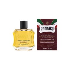 Proraso - 敏感肌膚專用 鬍後舒緩乳, 1個, 紅色-檀香 (100ml) 鬍後水