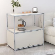 모듈 선반 700 서랍장 높은 거실장 수납장, 흰색