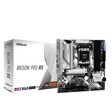 ASRock 마더보드 B650M Pro RS AMD Ryzen 7000 시리즈 CPU 대응 Soket AM5 B650 Micro ATX 마더보드 국내 제품, B650M-PRO RS