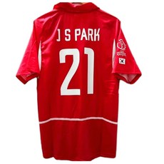 대한민국 박지성 유니폼 축구복 상의 2002월드컵 붉은악마 홈 레드