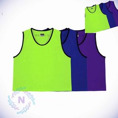 팀조끼 V Large 블루 단체조끼 유니폼조끼