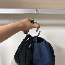 모자걸이 정리 보관 옷걸이 거치대 벨트 스카프 가방, 1개, 스텐
