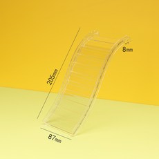 獅子王寵物 yee精靈平台 倉鼠爬梯, 1個, 4#透明色【爬梯】, 透明色
