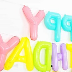 비비드에딧 생일은박풍선 골드커튼 세트
