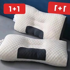 경추 베개 목 어깨 숙면 받침 수면 지지 목베개 척추 편안, one 화이트