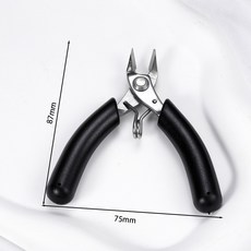 스테인레스 스틸 펜치 수리 커터 와이어 만들기 쥬얼리 용품 공예 도구 보석 포장, [04] Diagonal pliers