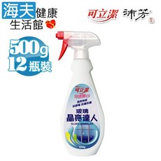 眾豪 可立潔 玻璃清潔劑 500g x 12瓶裝, 1個