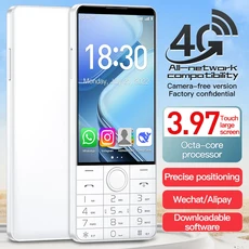 NEW DOOV R70 4G 터치 스마트폰 구글 모바일폰 4인치 IPS 스크린 6GB+128GB 안드로이드14 왓츠앱 2600mAh, 03 White, 01 빠른, 03 Hebrew keyboard