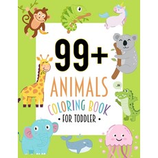 99+ Animals Coloring Book For Toddler: Easy and Fun Educational Coloring Book with Lions Elephants ... Paperback, Independently Published, English, 9798554079108